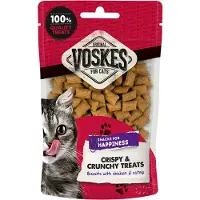 Voskes Crispy & Crunchy med kyckling och kattmynta kattgodis (60 g)