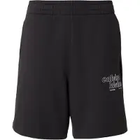 Calvin Klein Jeans Byxa 'Graphic Logo' svart / vit