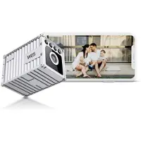 Mtp Products W05 1080p mini-WiFi-övervakningskamera för inomhusbruk med mörkerseende - vit