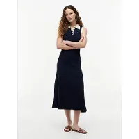 Tommy Hilfiger Cable Knit Relaxed A Line Midi Skirt