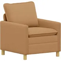 vidaXL Soffa Beige 76 x 81 x 87,5 cm Tyg
