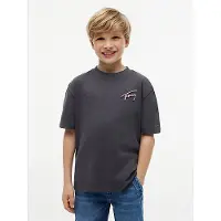 Tommy Hilfiger Back Logo Graphic Textured T-Shirt