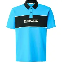 Napapijri T-shirt 'EKIM' azur / svart / vit