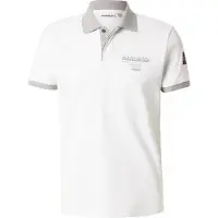 Napapijri T-shirt 'EMBERS' blå / gråmelerad / röd / vit