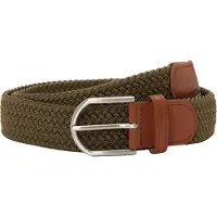 Jack & Jones Bälte 'JACENZO' brun / mörkgrön