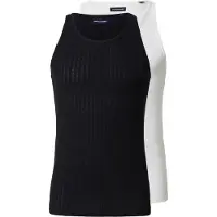 Jack & Jones T-shirt 'JWHACAPULCO' svart / vit