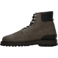 Gant Boots med snörning 'CLAFTON' mörkgrå / svart