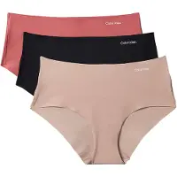 Calvin Klein 3 Pack Hipsters Invisibles