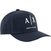 Armani Exchange för män. XM002696AF15502MB106 Basebollkeps marinblå (OSFA), Casual, Bomull, Marino