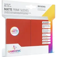 Matte Prime Sleeves Red