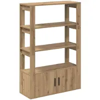 vidaXL Sideboard artisan ek 30 x 80 x 119.5 cm Konstruerat trä