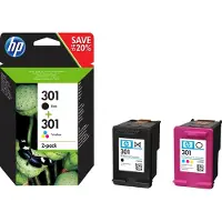 HP HP301 N9J72AE svart bläckpatron