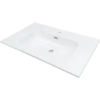 Deante Infälld Tvättställ I Keramik 80 Cm