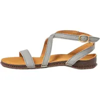 El naturalista för kvinnor. 258021361005_061 Sandaler i beige läder N5802 (40), Hud, Karta, Spänne, Casual