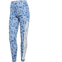 Adidas Sportbyxa 'FARM' blå / vit