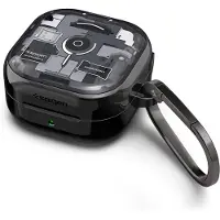 Spigen Ultra Hybrid Zero One-fodral för Samsung Galaxy Buds 4 / 4 Pro – Svart