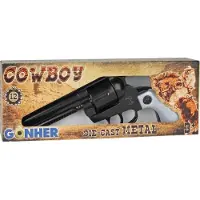 PULIO metall cowboy revolver 12 patroner Gonher