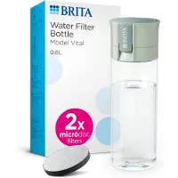 Brita 1052260, Vattenfilterflaska, 0,6 l, Ljusgrön