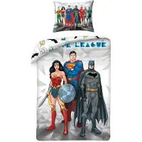 MCU Justice League 2i1 sängkläder - 100% bomull