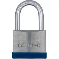 ABUS 5/50, Konventionellt hänglås, Tangentlås, Olika låsning, Gate, Förvaringsskåp, Verktygslåda, Silver, Zink