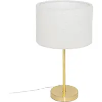 Atmosphera bordslampa med bouclé-skärm TINA, 49 cm