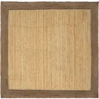 vidaXL Områdesmattor Rektangulär Naturlig och grå 300 x 300 cm Jute