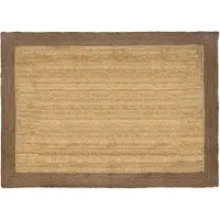 vidaXL Områdesmattor Rektangulär Naturlig och grå 240 x 340 cm Jute
