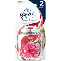 Glade Sense & Spray Pion & Körsbär Refill Twin Pack – 18 ml (2 st)