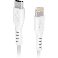 SBS TECABLELIGTC1W USB-C - Lightning-kabel MFi-certifierad, 1m - Vit