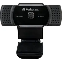 Verbatim AWC-01 - Webbkamera - färg - 2560 x 1440 - 2K, 1080p - ljud - USB 2.0