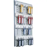 Sans marque Nyckehållare KEY BOARD 24 - 1956 195610 Antal hakar 24 Silver