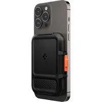 Spigen iPhone Lock Fit Wallet with MagSafe, black