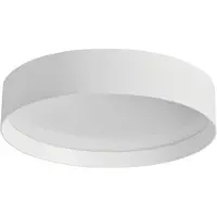 Loom Design LED taklampa Lucia, dimbar, Vitt / opal, Vardagsrum / matsal, Aluminium / grå / zink, Modern, LED-taklampa