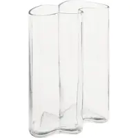 Atmosphera glasvas vågig transparent Kade 25x19 cm
