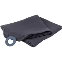 Doomoo Amningsfilt m. Bitring - Muslin - 100x85 cm - Grå - - One Size - Filt