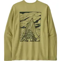 Patagonia - Sweatshirts - M's LW Cloud Crag Wildrise Crew Gumtree Green för UnisexBomull - Storlek L - Grön