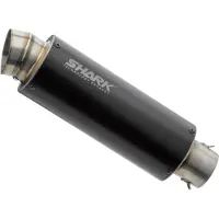Shark Auspuff SRC 4 HIGH UP S/O 2–1 BL Super Short, Tenere 700