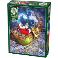 Cobble Hill 1000 Piece Puzzle - God jul till alla - Exempel p affischen ingr