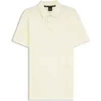 BOSS Contrast-tipped polo shirt in cotton piqué