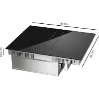 Cecotec Bolero Squad Ih 4200 Fullflex 60 Cm Induktionshäll Med Fläkt