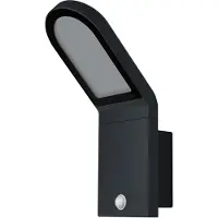 Osram HOMELIGHTING ENDURA Style Wall Sensor IP54 12W Dark Gray 4099854453939 LED-utomhusväggbelysning LED