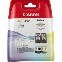 Canon PG-510 CL 511 Bläckpatron Multipack BK + CMY