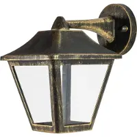 Osram HOMELIGHTING ENDURA Classic Tradition Down E27 Gold 4099854452352 LED-utomhusväggbelysning LED E27 Guld