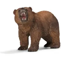 Schleich Wild Life - H: 7 cm - Grizzlybjörn 14685 - - One Size - Leksaksdjur