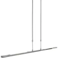 Steinhauer Pendellampa Zelena, dimbar, Aluminium / grå / zink, Vardagsrum / matsal, Metall, Modern