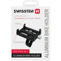 Swissten BC2, Mobil/Smartphone, Cykel/bil, Svart