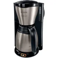 Philips - Café Gaia Coffee maker Black, Stainless steel Cup volume 15 Thermal jug