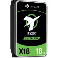Seagate Exos X18 ST18000NM000J - Hårddisk - 18 TB - inbyggd - SATA 6Gb/s - 7200 rpm - buffert: 256 MB