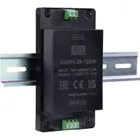 MEAN WELL DDRH-30-24DR DIN-skena DC/DC-omvandlare 24 V/DC Antal utgångar:1 x Innehåll 1 st
