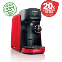Bosch Tassimo FINESSE TAS163E Kapselmaskin Svart, Röd Tassimo
